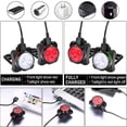 thumbnail image 3 of USB Rechargeable Bike Light Set, Super Bright Front Headlight and Rear LED Bicycle Light, 3 of 4