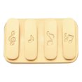 thumbnail image 3 of Slider Haptic Clicker, Lightweight Haptic  Toys Ergonomic Compact  For Study For Student Gold,Silver, 3 of 8