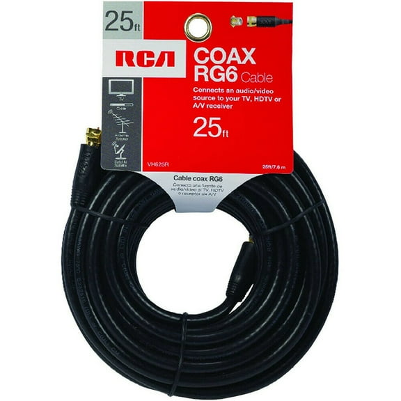 RCA Digital RG6 Coaxial Cable - 25 Ft.