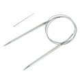 thumbnail image 3 of Uxcell 1 pack Circular Knitting Needles Needles Stainless Steel for Knitting Stitch Grey US 10/6.0mm x 47.24 inch (120cm), 3 of 6