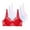 Red, variant on Fatuov Women's Lace Bra with Underwire Solid Color Full Coverage Supportive Comfort Bra for Home, Push Up Lightly Lined Bra 3-Pack, 44C, Purple