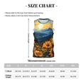 thumbnail image 4 of Sikiie Elegant Sunset Sunflower Basketball Jersey Reversible Men's Mesh Athletic Sports Shirts Training Practice S-4XLMedium, 4 of 6