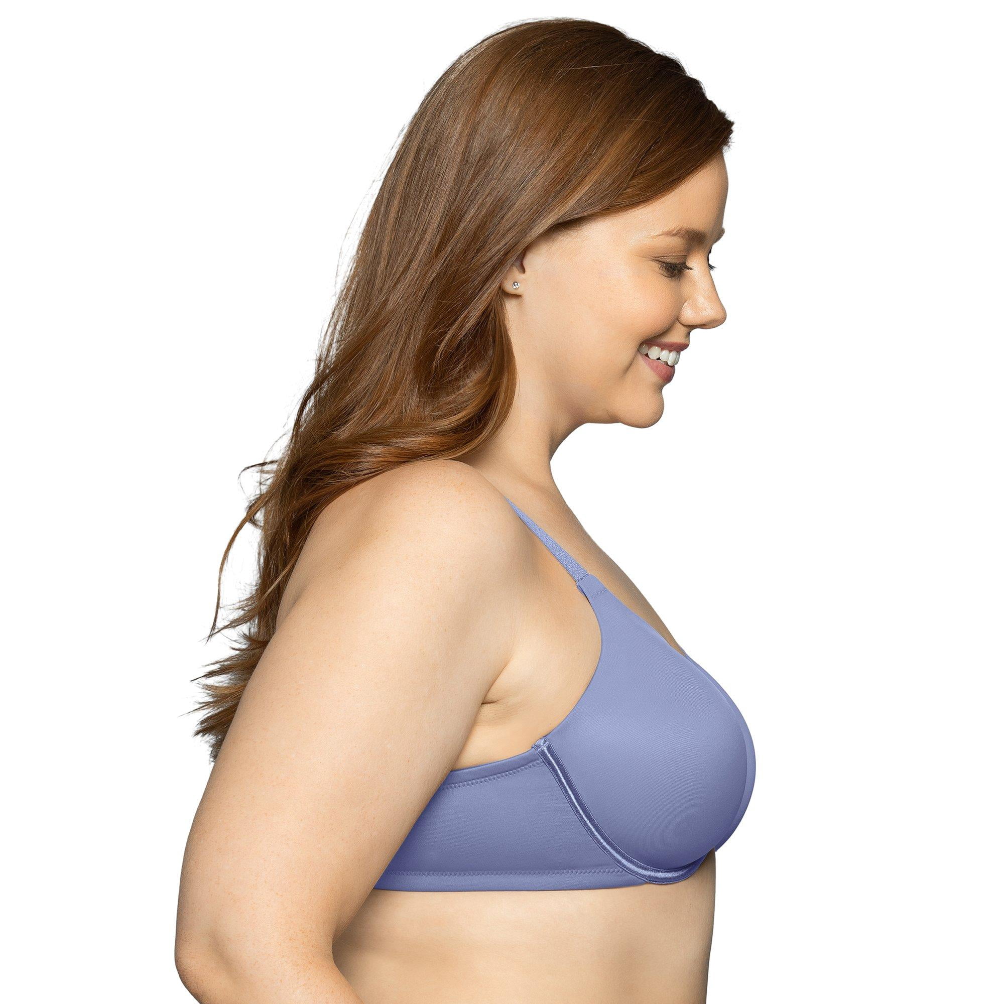Women's Vanity Fair 76380 Beauty Back Full Figure Underwire Bra (Iris Flower 42D)