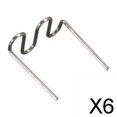 thumbnail image 1 of DYNWAVECA 3-6pack 100pcs Hot Staples For Plastic Stapler Welder Repair Wave Staples 0.6mm 6 Pcs, 1 of 10