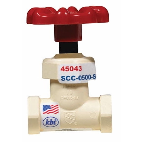 King Stop Valve 1/2 " 1/2 " Cpvc Bulk