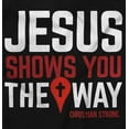 thumbnail image 2 of Jesus Way Truth Life Bible Verse Sweatshirt for Men or Women Brisco Brands M, 2 of 6