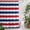 Blue, Red, White, Navy, variant on Red Blue Striped Shower Curtain - Water Repellent Fabric Shower Curtains Washable, Modern Minimalist Coastal Nautical Stripe Decorative Polyester Cloth Bathroom Curtains Modern Bath Decor 36"x72"