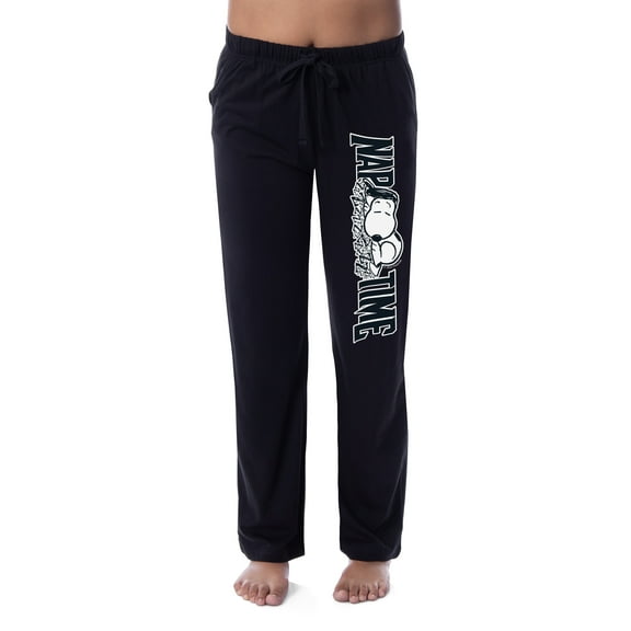 Peanuts Womens' Snoopy Nap Time Character Comic Sleep Pajama Pants