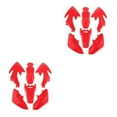 thumbnail image 2 of tssuouriy Rugged ABS Plastic Fairing Body Work Kit Set for CRF50-125CC Durable and Practical Red 280mm 2Set, 2 of 6