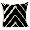 thumbnail image 2 of Flmtop 1PC Versatile Pillow Covers with Hidden Zipper Modern Abstract Geometric Throw Pillowcase Soft Pillowcase Wear Resistant Pillowslip Sofa Pillow Cover Decor, 2 of 9