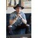 thumbnail image 5 of Pineapple&Star Sun Straw Fedora Beach Hat Fine Braid UPF50+ for Unisex, 5 of 5