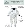 thumbnail image 3 of Honest Baby Clothing Organic Cotton Boy/Girl Long Sleeve Sleep N Play Footed Pajamas, Sizes Preemie-24 Months, 3 of 7