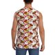 thumbnail image 4 of Fotbe Santa Claus bells Snowman Men's Camiseta sin Mangas Estampada para Hombres, Playera Casual para Gimnasio, Entrenamiento, Playa-Small, 4 of 7
