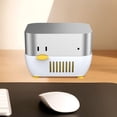 thumbnail image 4 of Mac mini M4 Pro Stand, Dust Proof Height Increasing Heat Dissipation Base with Front Lever Startup, 9cm Vertical Dock for Desktop Storage and Cooling, 4 of 8