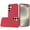 Burgundy, variant on For Samsung s25 Plus/s24 Plus Classy Slick Chromed Around Hybrid Case Cover - Burgundy