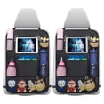 thumbnail image 1 of Protector de respaldo de coche Organizador de asiento trasero de coche grande para niños, fundas de asiento trasero impermeables de tela Oxford con, protector de alfombrilla para asiento de coche Adepaton LN-2490, 1 of 6