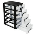 thumbnail image 1 of Miangastore Armoire de Rangement Multifonctionnelle à Cinq Couches Type Tiroir en Plastique Placard Portable Étui de Rangement Organisateur Porte-Babioles Hauteur 31,4 cm, 1 of 8