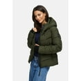 thumbnail image 3 of Marikoo Women's Quilted Winter Jacket with Hood Yukanii XVI, Sizes S-3XL, 3 of 9