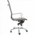thumbnail image 4 of Moe's Home Collection Omega High Back Faux Leather Office Chair in Black, 4 of 10