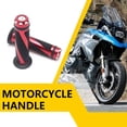 thumbnail image 3 of 1 par de empuñaduras de motocicleta, pieza profesional de modificación Simple, cubiertas de repuesto, accesorio de decoración para decoración de protección, uso rojo Inevent VI002068-01, 3 of 7