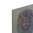 thumbnail image 2 of Luxe Metal Art 'Lion King' by Luxe Portfolio, Metal Wall Art, 16"x24", 2 of 9