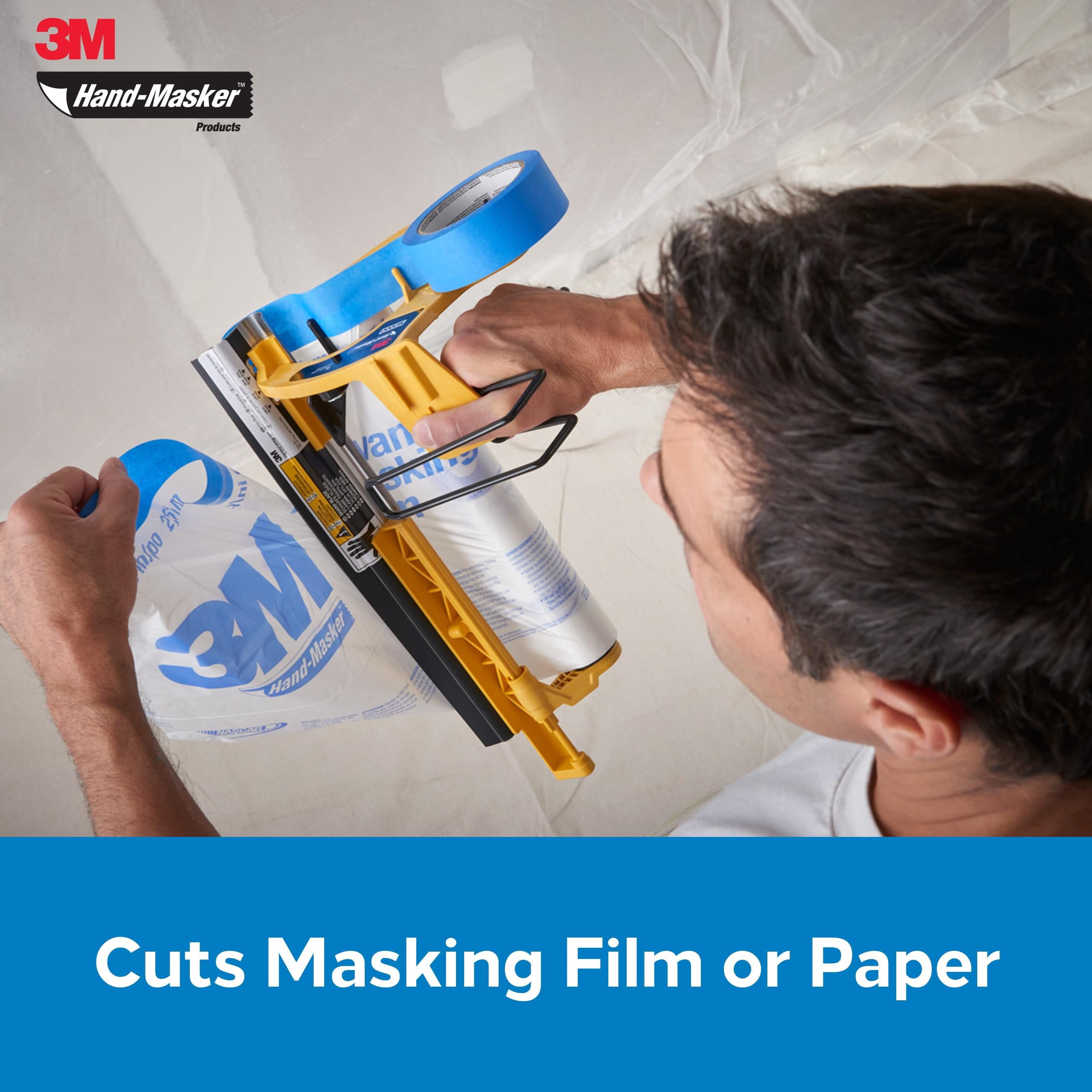3M Hand-Masker Pre-Assembled Masking Film & Tape Kit M3000-PAK-WE