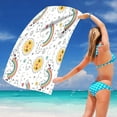 thumbnail image 6 of LACKUST Rainbow Beach Towel, Sand-Proof & Multi-Purpose, 75x150cm, 6 of 7