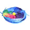 thumbnail image 2 of QJUHUNG RISJM SIX Cat Toys Interactive Collapsible Cat Tunnels with Balls for Indoor Cats Colorful, 2 of 7