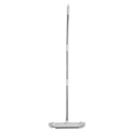 

Hgallory Household 2-in-1 Cleaning Brushes Floor Scraper with 47 Handle & Stiff Bristle for Tile Patio Garage Brush Scrapers for Wall Bathtub Bathroom Kitchen 1PC White 47 x14.6 x3.5