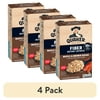 (4 pack) Quaker Fiber Instant Oatmeal, Maple Brown Sugar, 35% Daily Value of Fiber, Whole Grains, No Artificial Flavors, 1.58 oz packets, (8 Pack)