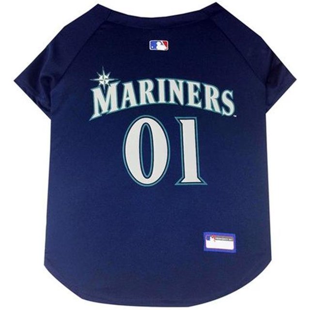 Pets First 849790013766 Seattle Mariners Dog Jersey - Small