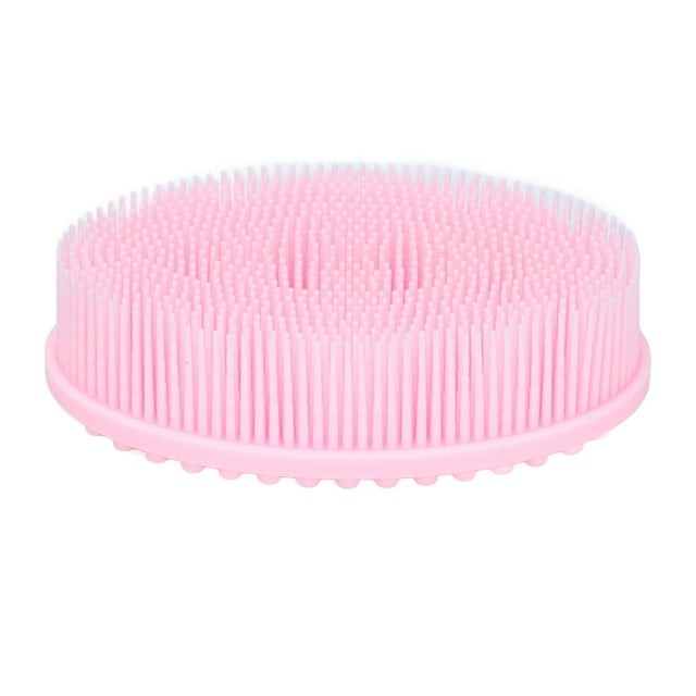 Cepillo de baño de silicona para bebés, cómodo y suave, con masaje sensorial.