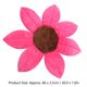 thumbnail image 2 of Baño De Flores Para Bebés, Soporte Para Cabeza De Baño De Girasol Para Bebés, Esponja Corta De Felpa Suave Para La Piel, Baño Floreciente Para Ducha ANGGREK Rojo oscuro, 2 of 9