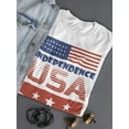 thumbnail image 3 of Independence Day Usa! T-Shirt Women -Image by Shutterstock, Female XX-Large, 3 of 4