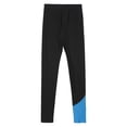 thumbnail image 7 of Doomiva Kids Girls Figure Ice Skating Pants Training Practice Gymnastics Dance Tights Athletic Leggings Blue 10, 7 of 7
