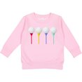 thumbnail image 2 of Inktastic Rainbow Golf Tees Toddler Sweatshirt, 2 of 4