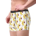 thumbnail image 2 of Wukai a banana blowing air kisses Print Men’s Underwear Breathable Boxer Briefs,&nbsp;Moisture Wicking & Breathable-Small, 2 of 5