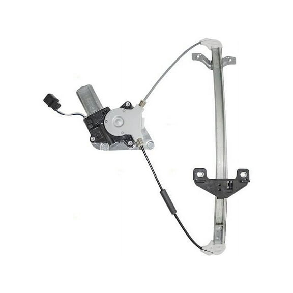 Rear Left Power Window Regulator and Motor Assembly - Compatible with 2003 - 2007 Honda Accord Sedan 4-Door 2004 2005 2006