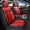 #067 Black&Red, variant on LAONNVIR Black Car Seat Covers Full Set Leather Waterproof Universal Fit for Ford Escape 2001-2024 2025(Black&Beige)
