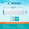 thumbnail image 3 of Hurricane 8 Pack HF7487-04 Advanced Pool and Spa Filter Cartridge Replacement, 3 of 6