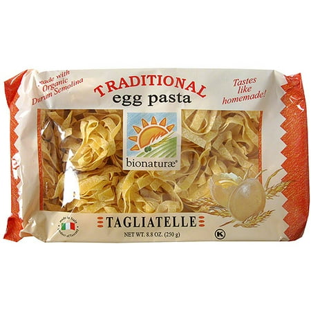 Bionaturae Organic Pasta - Bionaturae Organic Egg Tagliatelle Pasta, 8.8 oz (Pack of 6)