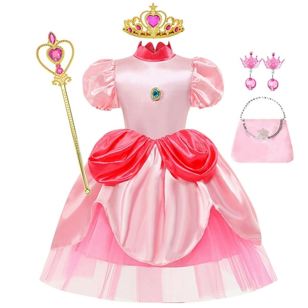 Nouveau Halloween enfants princesse pêche douce filles Costume rose  vêtements Cosplay enfants déguisement pour 2-10 ans 
