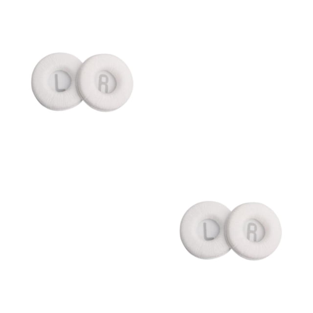 Redempat Headphones Replacement Ear Pads Easy To Durable And Soft Replacement Parts Unisex Breathable white 2Set