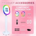 thumbnail image 5 of Portable iPad Photo Booth Stand with RGB Ring Light - Compatible with 10.2" to 13" iPad Pro/Air, Party Selfie Station for Weddings & Corporate Events (White/Flight Case)​, 5 of 12