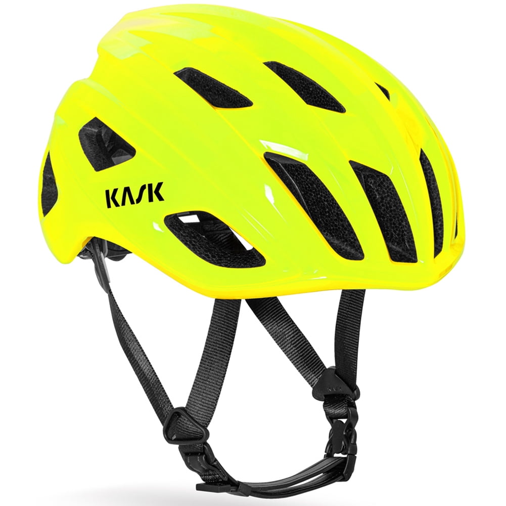 KASK Unisex Mojito Cubed Helmet, Color: Yellow Fluo, Size: L (CHE00076-221-062)