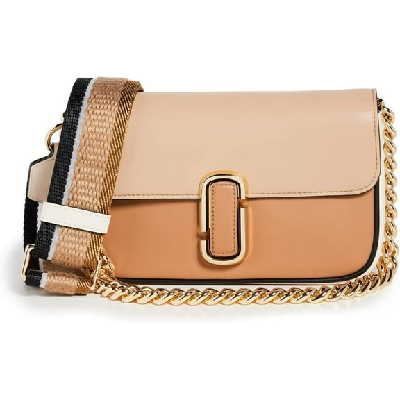 MARC JACOBS The J Marc Shoulder Bag Beige