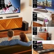 ULTIMEA 2.1 Sound Bars for Smart TV with Dolby Atmos, Soundbar for TV with Subwoofer, Bass Boost, Peak Power 190W, HDMI eARC, Nova S50