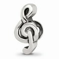 thumbnail image 1 of FB Jewels Sterling Silver Reflections Treble Clef Bead, 1 of 3