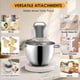 thumbnail image 3 of Batidora de pie ZACME 8.4 cuartos 800 W con bowl de acero inoxidable, 3 of 9