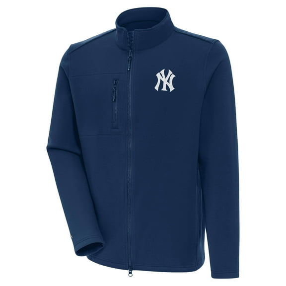 Men's Antigua Navy New York Yankees Objection Full-Zip Jacket